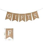 Burlap Gifts Sign Gifts Banner Vint