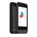 mophie Space Pack Battery Case with Built-In 32 GB Storage for iPhone 5/5S - Black