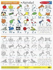 Melissa & Doug Alphabet Write-A-Mat Bundle, 6 Piece