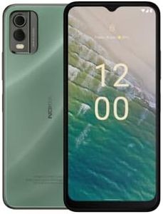 Nokia C32 | Android 13 | 3-Day Battery | Dual SIM | 50MP Dual Camera | 4/128GB | 6.5-Inch Screen | Unlocked GSM Smartphone | Not Compatible with Verizon or AT&T | Autumn Green