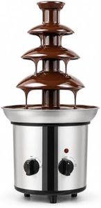 4-Tier Chocolate Fountain Machine, 60.86 oz Stainless Steel Fondue