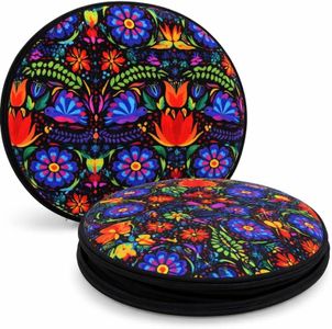 Mexican Tortilla Warmer Pouch 12 Inch (Tortilleros Mexicanos) - Microwave Tortilla Warmer, Handmade Tortilleros Para Las Tortillas Caliente - Keeps Corn & Flour Tortillas Warm