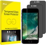 JETech Privacy Screen Protector for iPhone 7 Plus and iPhone 8 Plus 5.5-Inch, Anti-Spy Tempered Glass Film, 2-Pack