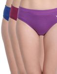 VSTAR Women's Cotton Blend Panties (Pack of 3) (TEENS_Multicolor, 90 Cm)