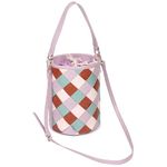 white lily Purple Handbags for Women - Ladies Purse Woven Bucket Bags Office Birthday Gifts for Women Wife Friends Bag Stylish Travel