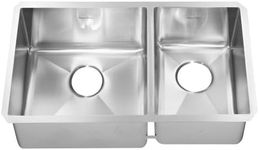 American Standard 12CR.261800.290 Prevoir Luxury Undermount 26-Inch Stainless Steel Double Combination Bowl Kitchen Sink, Steel