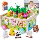 Toddler Montessori Wooden Farm Toys