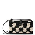 The Sak Women's Iris Smartphone Crossbody, Black Check, Large