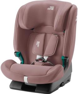 BRITAX RÖMER Convertible car seat EVOLVAFIX, with ISOFIX, for Children from 76-150 cm (i-Size), 15 Months - 12 Years, Dusty Rose