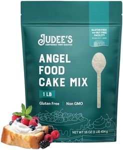 Judee's Gluten Free Angel Food Cake Mix - 1LB - Easy to Bake - Light and Fluffy Baking Mix - Delicious and 100% Gluten-Free - Ideal for Birthday Celebrations and Everyday Desserts