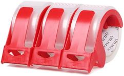 QILIMA 3 Rolls Clear Packing Tape w