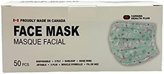 Canada Health Plus Blue Butterflies Kids Face Mask (Made in Canada)