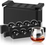 Mooues Clear Ice Ball Maker Mold, 8