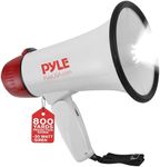 Pyle PMP37LED Megaphone Speaker PA Bullhorn with Siren LED Lights 30 Watts Adjustable Volume Control