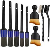 9Pcs Car Detailing Brush Set Soft Car Interior cleaning Brushes Auto Dash Duster Brush Car Detailing Kit for Cleaning Interior/Exterior of Car