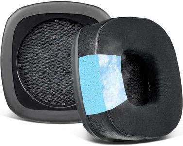 SOULWIT Cooling Gel Replacement Ear Pads Cushions for Marshall Major I/II/III/IV/V ANC Bluetooth Wireless/Wired Headphones, for Major 1/2/3/4/5 Headset, Earpads with Noise Isolation Foam - Black