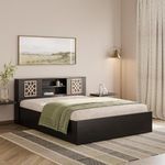 Wakefit Bed | Queen (78 X 60) Engineered Wood Bed with Storage, 1 Year Warranty | - Algol - Wenge