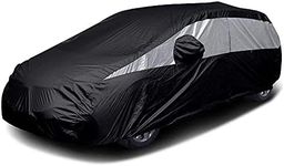 Titan Jet Black Poly 210T Car Cover