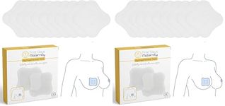 First Days Maternity, Hydrogel Breast Pads - Instant Cooling Relief for Sore Nipples - Nursing Pads with Soft Fabric Backing for Extra Protection - Breastfeeding Essential (Pack of 20)