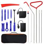 RVGIVE 17 PCS Multifunctional Tool Kit with Car Interior Cleaning and Removal Kit, Pickup Truck Cargo Grabber, Plastic Dent Repair Tool for SUV, Pickup Truck, Refrigerator, Warehouse, Boat.