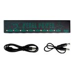VELURA Guitar Effect Pedal Sturdy with 8 Outputs with USB Port Guitars Power Supply|1Pcs Guitar Pedals Power Supply 1Pcs USB Adapter 8|Loopers & Samplers|Musical Instruments & Gear