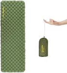 Naturehike Inflatable Sleeping Pad, Ultralight Camping Portable Sleeping Pad R4.6 (Rectangular-Green)…