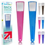 Back Scratcher for Men and Women - Backscratcher for Itchy Backs - Made in Britain - Pink/Blue