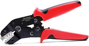 Zhushan Precision Molex Crimper for JST, Molex, Dupont Terminals - Wire Crimping Tool for JST ZH 1.5mm, PH 2.0mm, XH 2.5mm, VH 3.96mm, JWPS 4.0mm Pitch, Dupont 2.54mm Pitch, AWG28-18 (0.08-1.0mm²)