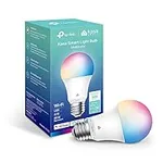 Kasa New Smart Bulb, Full Colour Changing Dimmable Smart WiFi Light Bulb Compatible with Alexa and Google Home, A19, 9W 800 Lumens,2.4Ghz only, No Hub Required, 1-Pack (KL125), Multicolour