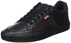 Levi's Men's Turner 2.0 Sneakers, black, 10 UK (44 EU)