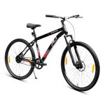 XCi Tigerclaw | 27.5-Inch Tires | Single Speed |TUF Shox Suspension | Mechanical Disc Brakes | Youth 13+ Years | 17-Inch Ultra Light Steel Frame | Black Red