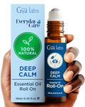 Gya Labs Deep Calm Essential Oil Roll On - Relaxing Gifts for Women - Calming & Relaxation Aromatherapy Blend with Lavender, Chamomile Oil & More Made for Destress and Stress Relief (10ml)