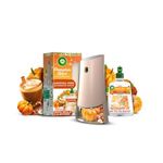 Air Wick Aerosol-Free Automatic Air Freshener Spray Kit, Pumpkin Spice & Everything Nice, 1 Gadget, 1 Refill and 2 AA Batteries, 24 x 7 Active Fresh Odour Neutraliser, Lasts Up to 70 Day