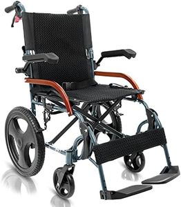 KosmoCare Tranz Dzire Aluminium Folding Wheelchair with Seat Belt