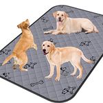 Oucles Washable Pee Pads for Dogs 70"x60" Reusable Dog Pads Extra Large Upgrade Non-Slip Dog Pee Pads and Heavy Absorbency Puppy Pee Pads Training Mat Quick Dry Whelping Pads