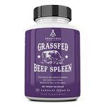 Ancestral Supplements Grass Fed Beef Spleen Supplement, 3000mg Spleen Support Formula Promotes Immune, Iron, and Allergy Health, Non-GMO, 180 Capsules