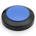 Talking Clock for Visually impaired, Blind, Elderly. Large and high Contrast (Blue)