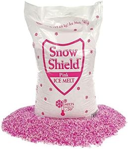 Pink Snow Shield Ice Melt (50 LBS) - A Pet Safe Ice Melt That is Effective Below Zero Degrees and is Safe for Our Children, Our Pets and Our Earth