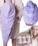 3 Pack Microfiber Hair Towel Wrap w