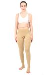 Dermapress HIGH Waisted Panty up to Ankle || Abdomen and Legs Liposuction Recovery Garment || HIGH COMPRESSION || Shapewear || Tights || Tummy Tucker || Thigh-Sculpting Innovation || (Medium, Beige)