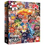 USAOPOLY Garbage Pail Kids Yuck 1000 Piece Jigsaw Puzzle | 35th Anniversary of GPK | Officially Licensed Garbage Pail Kids Merchandise | Collectible Puzzle Featuring Original GPK Favorites