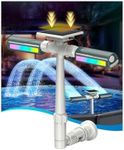 Solar Pool Fountain with 8-Color 6-
