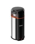 KRUPS: 3oz Coffee Grinder, Ultimate Silent Vortex Plastic and Stainless Steel Grinder with Removable Bowl Mess-Free, 8 Times Quieter, 2 Speeds 240 Watts,Dry Herbs,Dishwasher Safe,12 cups ground Silver