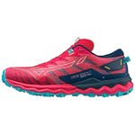 Mizuno Women's Wave Daichi 7 Running, Jazzy/Bluebird/BOpal, 6.5 UK