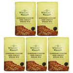 Wright's Baking Cheddar Cheese & Onion Bread Mix 500g (Pack of 5)