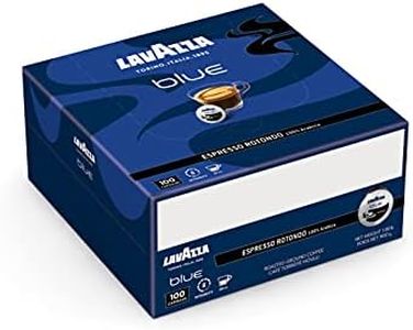 Lavazza Blue Espresso Rotondo Lot de 100 capsules de café 100% arabica compatibles avec la machine à café Blue