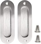 Bestgle 2 Pack Oval Flush Door Pull