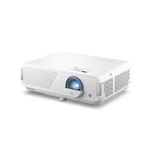 ViewSonic LX750-4K Real 4K Projector with Integrated Google TV, 4000 ANSI Lumens, HDR & HLG, 1.3X Optical Zoom, 2.9 ms Input Delay, Auto H/V Keystone, Laser Projector for Home Cinema & Gaming