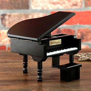 Piano Music Box You are My Sunshine– Clockwork Mechanical Wooden Piano Music Jewelry Box Classical for Girls/Daughter