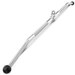 Synergee LAT Bar Cable Attachment 48". Universal Attachment for Cable Machines. Pull Down/Press Down Bar Accessory. Wide & Narrow Grip for Strong Back.